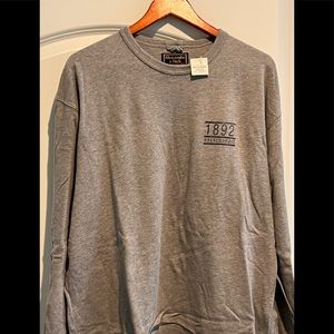 New  Abercrombie & fitch heavy weight long sleeve crew neck shirt